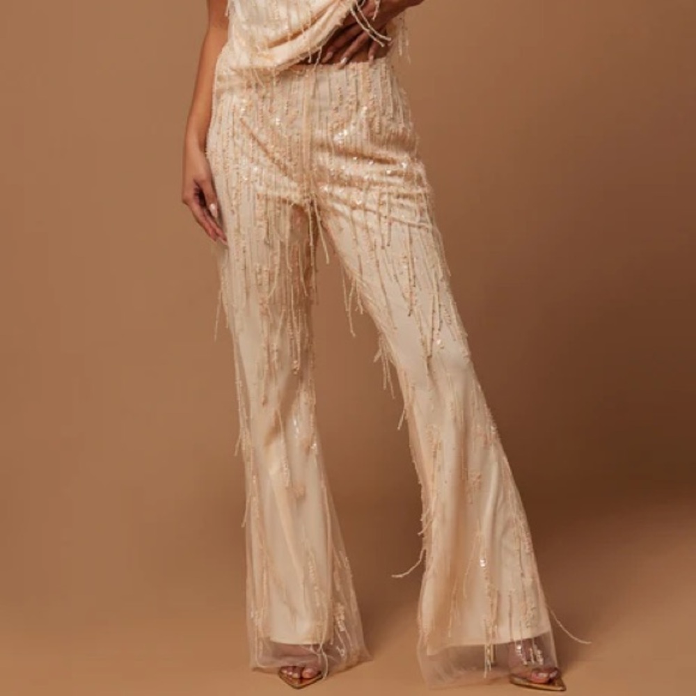 Fashion nova sequin pants!